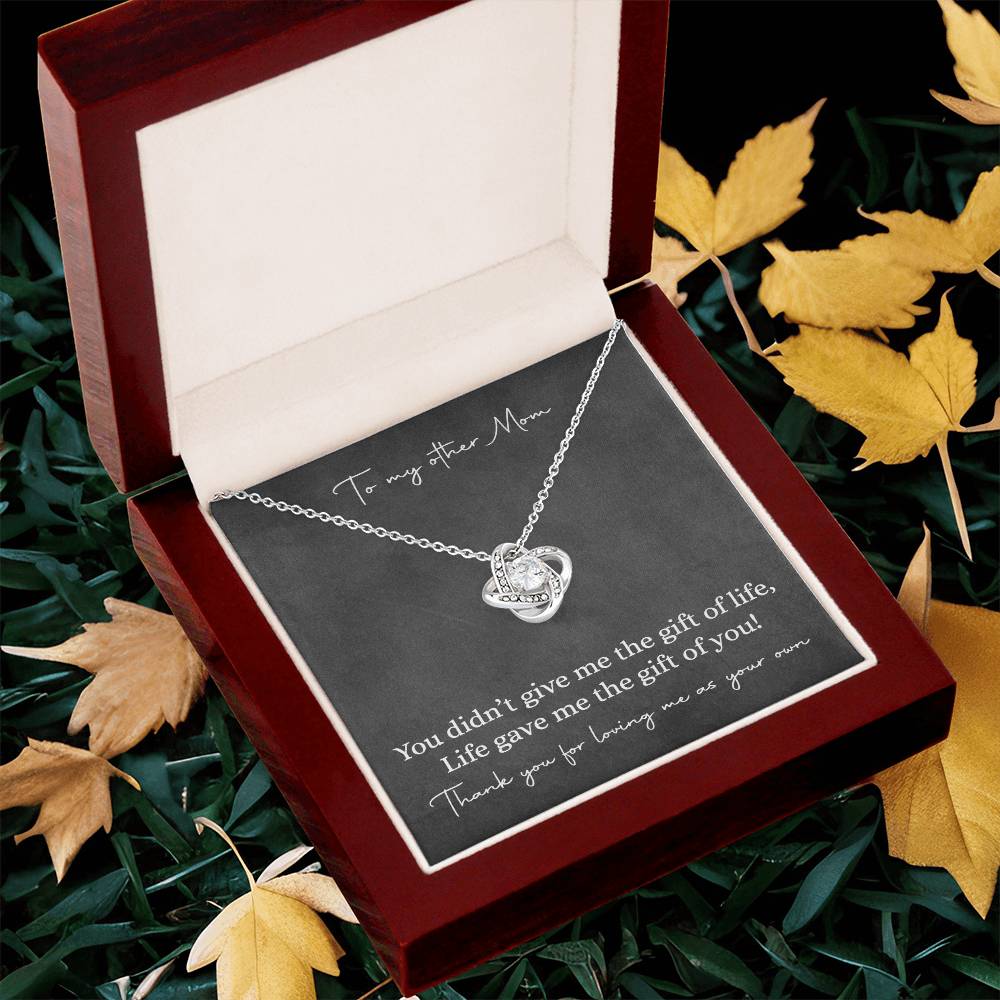 Wedding Gift To My Bonus Mom, Step Mother Of The Bride Or The Groom Necklace Gift, Wedding Gift for Step Mother,