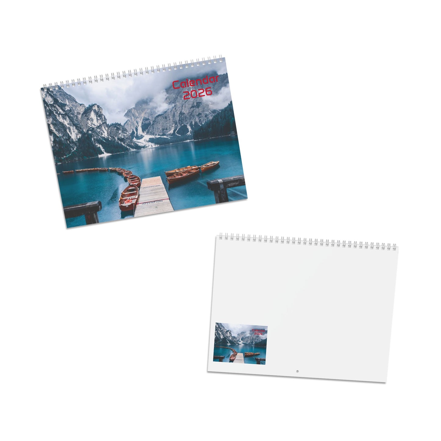 Lakeside Serenity: 2026 Lakes Calendar - Breathtaking Lake Photography, Premium Quality, and Effortless Display (10.8" x 8.4")