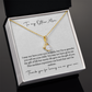 Bonus mom gift from bride, Stepmom wedding gift on wedding day, Gift for Stepmom on wedding day, Bonus mom of the bride necklace