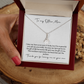 Bonus mom gift from bride, Stepmom wedding gift on wedding day, Gift for Stepmom on wedding day, Bonus mom of the bride necklace