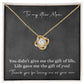 Wedding Gift To My Bonus Mom, Step Mother Of The Bride Or The Groom Necklace Gift, Wedding Gift for Step Mother,