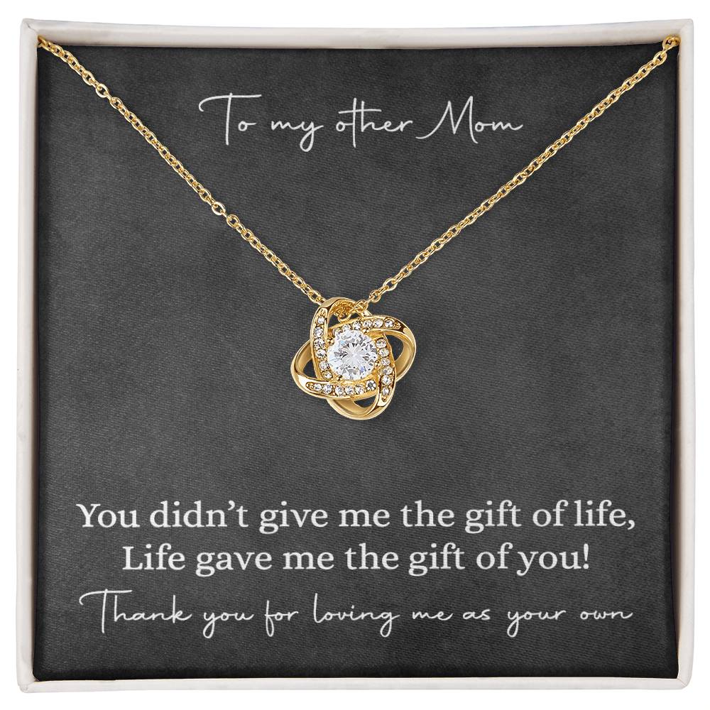 Wedding Gift To My Bonus Mom, Step Mother Of The Bride Or The Groom Necklace Gift, Wedding Gift for Step Mother,