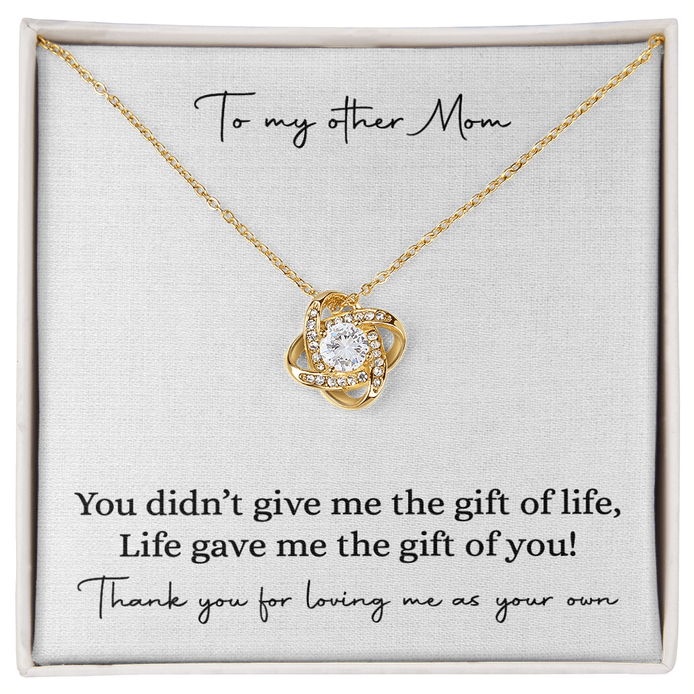 Wedding Gift To My Bonus Mom, Step Mother Of The Bride Necklace Gift, Wedding Gift for Step Mother,
