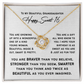 Granddaughter Sweet 16 Birthday Gift from Grandmother or Grandfather  | Happy 16th  keepsake Present for 16 Year Old Girl