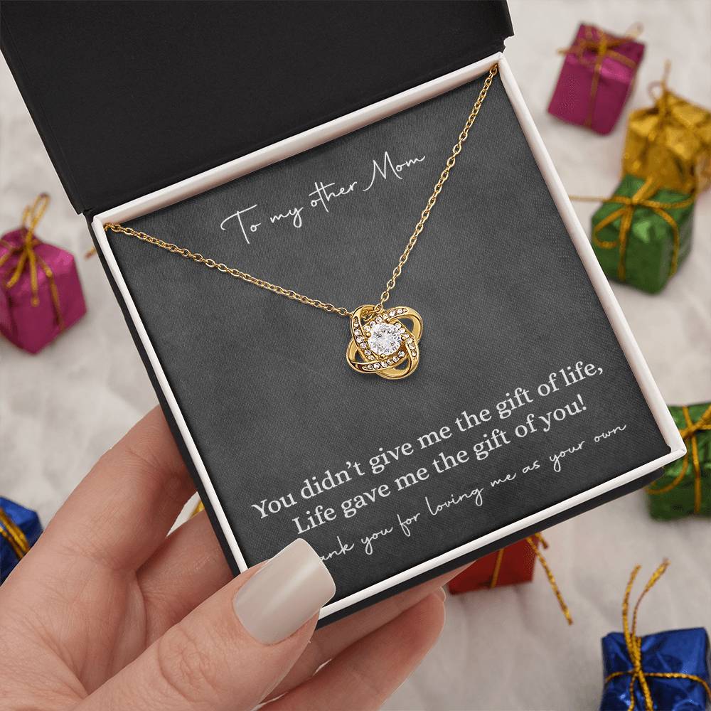 Wedding Gift To My Bonus Mom, Step Mother Of The Bride Or The Groom Necklace Gift, Wedding Gift for Step Mother,