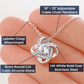 Wedding Gift To My Bonus Mom, Step Mother Of The Bride Or The Groom Necklace Gift, Wedding Gift for Step Mother,