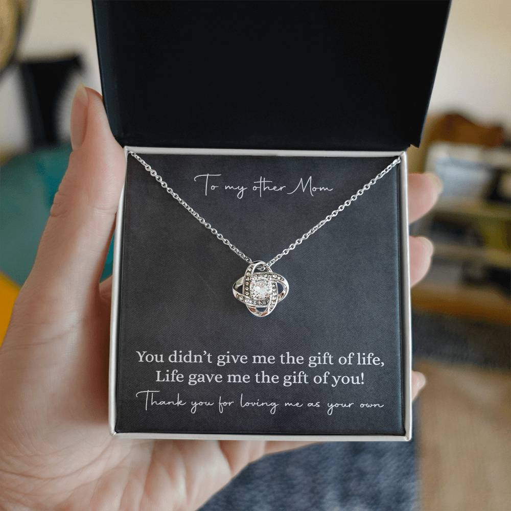 Wedding Gift To My Bonus Mom, Step Mother Of The Bride Or The Groom Necklace Gift, Wedding Gift for Step Mother,