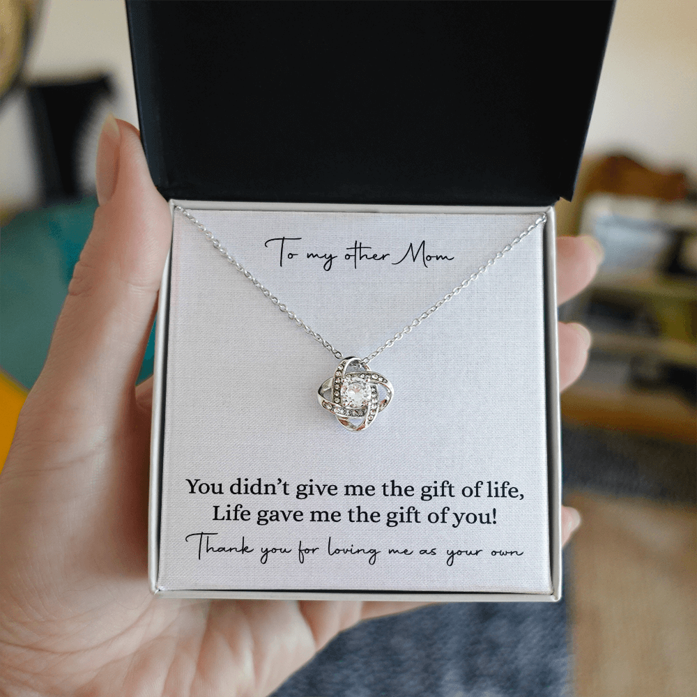 Wedding Gift To My Bonus Mom, Step Mother Of The Bride Necklace Gift, Wedding Gift for Step Mother,