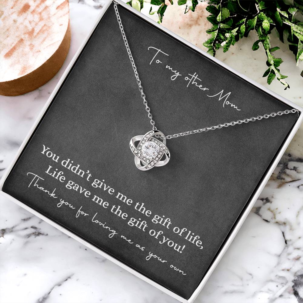 Wedding Gift To My Bonus Mom, Step Mother Of The Bride Or The Groom Necklace Gift, Wedding Gift for Step Mother,