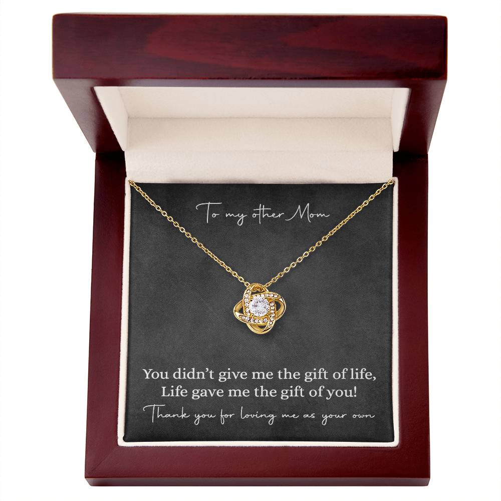 Wedding Gift To My Bonus Mom, Step Mother Of The Bride Or The Groom Necklace Gift, Wedding Gift for Step Mother,