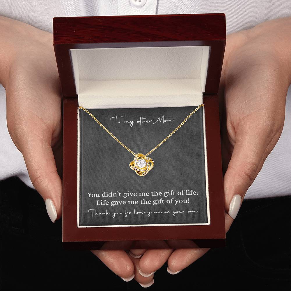 Wedding Gift To My Bonus Mom, Step Mother Of The Bride Or The Groom Necklace Gift, Wedding Gift for Step Mother,