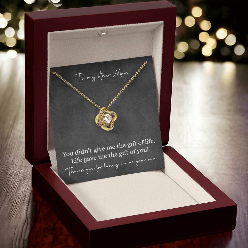 Wedding Gift To My Bonus Mom, Step Mother Of The Bride Or The Groom Necklace Gift, Wedding Gift for Step Mother,