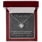 Wedding Gift To My Bonus Mom, Step Mother Of The Bride Or The Groom Necklace Gift, Wedding Gift for Step Mother,