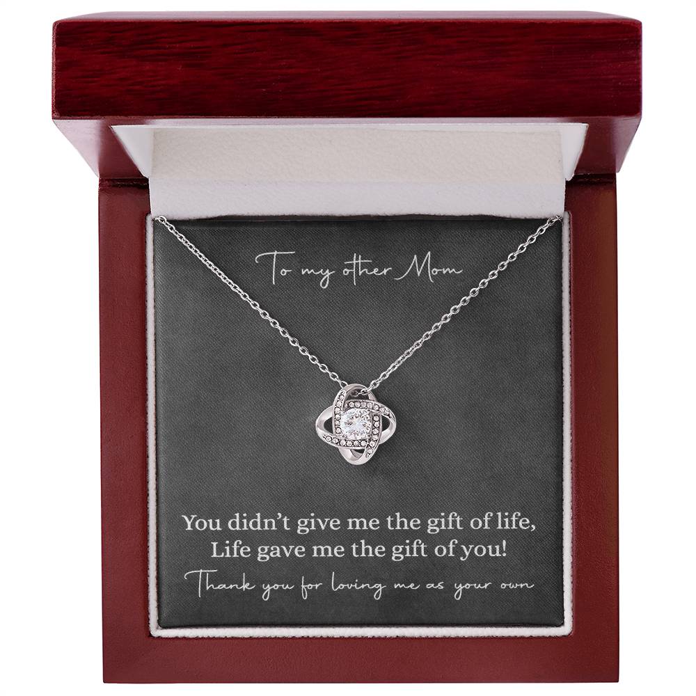 Wedding Gift To My Bonus Mom, Step Mother Of The Bride Or The Groom Necklace Gift, Wedding Gift for Step Mother,