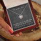 Wedding Gift To My Bonus Mom, Step Mother Of The Bride Or The Groom Necklace Gift, Wedding Gift for Step Mother,