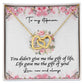 Stepmom Necklace Gift from Stepchild | Emotional Gift for Stepmom – Mother’s Day Birthday Keepsake