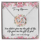 Stepmom Necklace Gift from Stepchild | Emotional Gift for Stepmom – Mother’s Day Birthday Keepsake