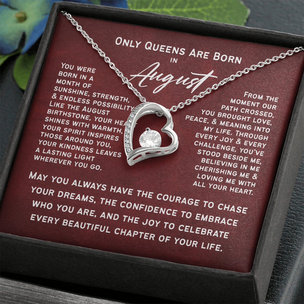 Only Queens Are Born in August – Majestic Birthday Gift for Her | Wife, Mom, Grandma, Sister or Daughter | SparkinGifts